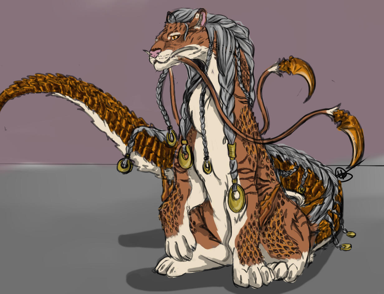 My OC - Delkhii - Alt Form
